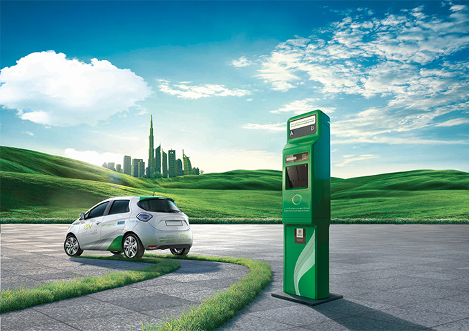   هيئة كهرباء ومياه دبي تتيح للمتعاملين تحديد مواقع محطات شحن السيارات الكهربائية التابعة لها على 14 منصة رقمية