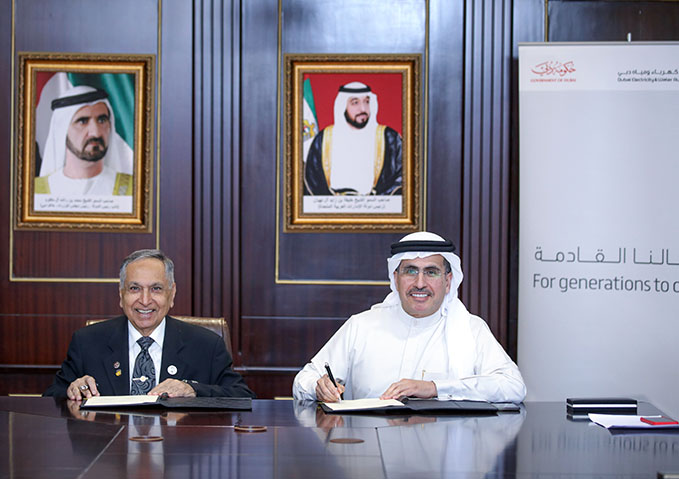 هيئة كهرباء ومياه دبي توقع مذكرة تفاهم مع جامعة "أميتي دبي" لتعزيز تبادل أفضل التجارب والمعارف حول الطاقة المُتجددة والشبكات الذكية والتكنولوجيات الناشئة