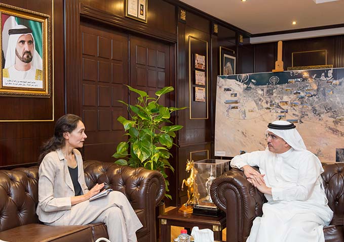 سعيد محمد الطاير يعزز التعاون مع شركة كهرباء فرنسا 