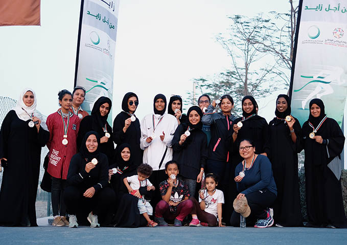 نسائية هيئة كهرباء ومياه دبي تطلق فعالية «من أجل زايد» للموظفات في حديقة ند الشبا للدراجات الهوائية
