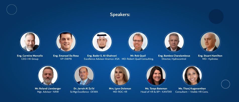 DEWA’s International Excellence Forum Speakers
