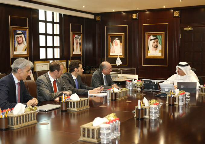 HE Saeed Mohammed Al Tayer receives high-level delegation from Tractebel Lahmeyer