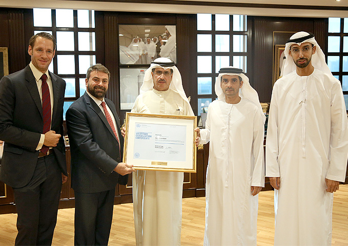 هيئة كهرباء ومياه دبي تحصل على شهادة خفض انبعاثات معتمدة من الأمم المتحدة