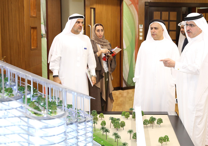 DEWA briefs RTA delegation on its new headquarters, set to be tallest, largest and smartest Net Zero Energy government building in the world