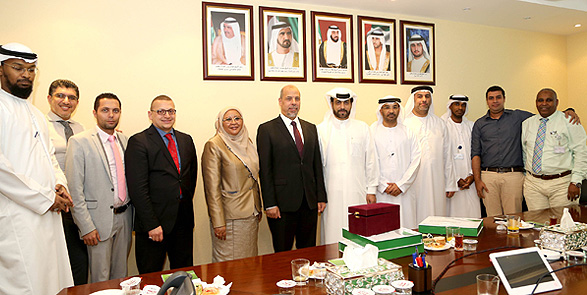 هيئة كهرباء ومياه دبي تستقبل وفداً من مدراء الإدارات في مؤسسة محمد بن راشد للإسكان