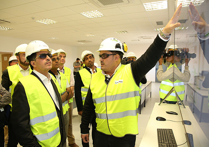 سعادة/ سعيد محمد الطاير يزور مشروع "نور-ورزازات" للطاقة الشمسية في المملكة المغربية