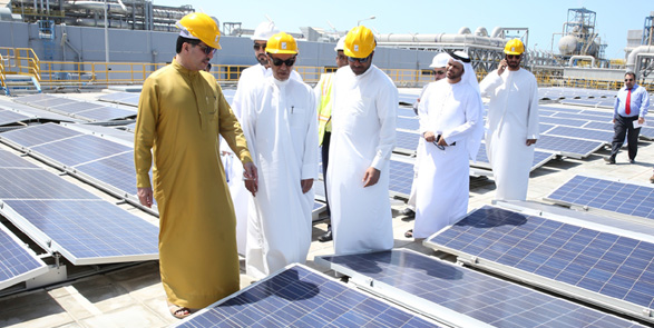 هيئة كهرباء ومياه دبي تدشّن مشروع إنتاج الطاقة الكهربائية بقدرة 1.5 ميجاوات من الخلايا الكهروضوئية في مجمع محطات جبل علي لإنتاج الطاقة
