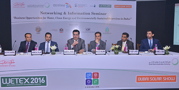 هيئة كهرباء ومياه دبي تعزز  فرص التعاون المشترك في قطاعات الطاقة المتجددة والنظيفة مع الهند 