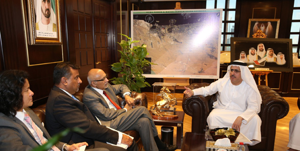 سعادة/ سعيد محمد الطاير يستقبل مساعد وزير التجارة الأميركي لشؤون الأسواق العالمية 