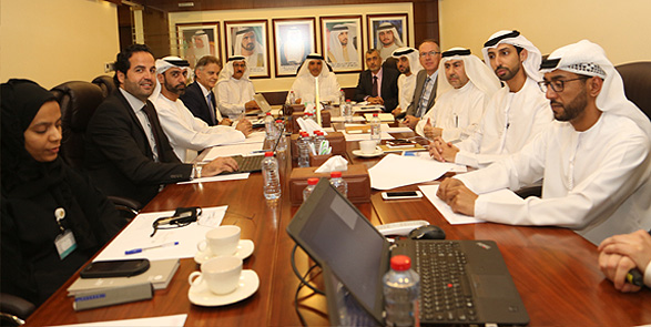 اللجنة التنفيذية لإدارة الطلب على الطاقة تستعرض خطة سير عمل خارطة كثافة الطاقة في دبي 