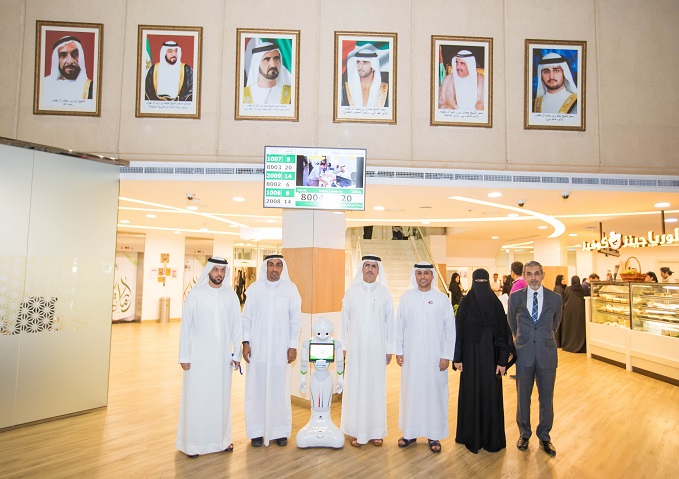 DEWA announces employment of 5 robots as staff