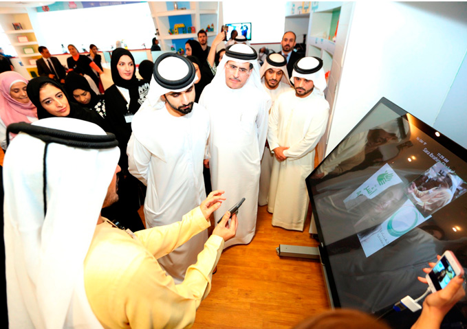 HH Sheikh Mansoor bin Mohammed bin Rashid Al Maktoum opens DEWA’s Innovation Centre at Dubai Rehabilitation Centre for Disabled