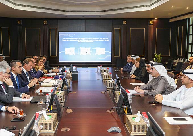 talian Deputy Prime Minister visits DEWA and reviews its leading projects