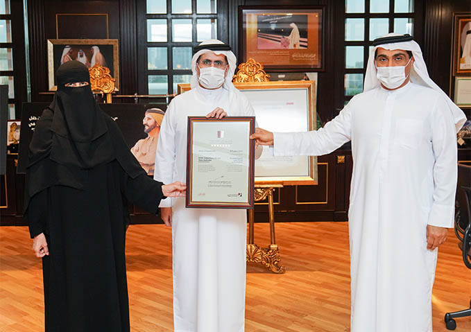 DEWA wins Gold at the Dubai Human Development Award 2020