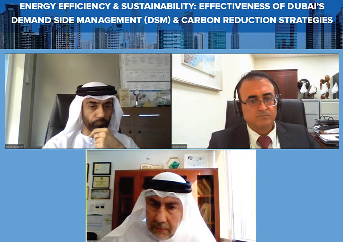 Dubai Supreme Council of Energy & Etihad ESCO conduct online webinar on energy sustainability