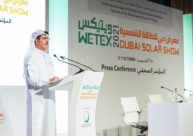 1,200 companies from 55 countries to take part in WETEX and Dubai Solar Show organised by DEWA from 5-7 October