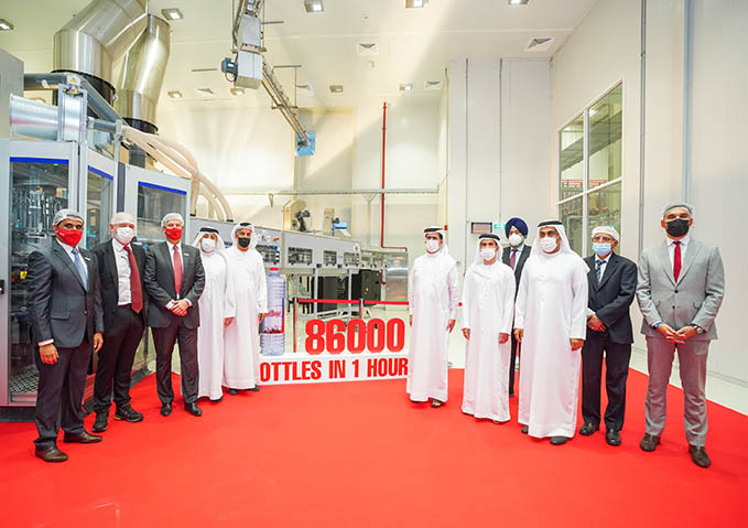 Mai Dubai launches fastest bottled water production line in the region