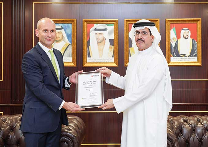 زمالة فخرية من معهد الطاقة بالمملكة المتحدة لمعالي سعيد محمد الطاير