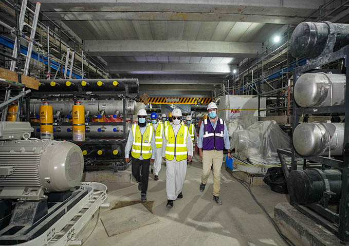 DEWA’s SWRO water desalination plant in Jebel Ali is 92.4% complete