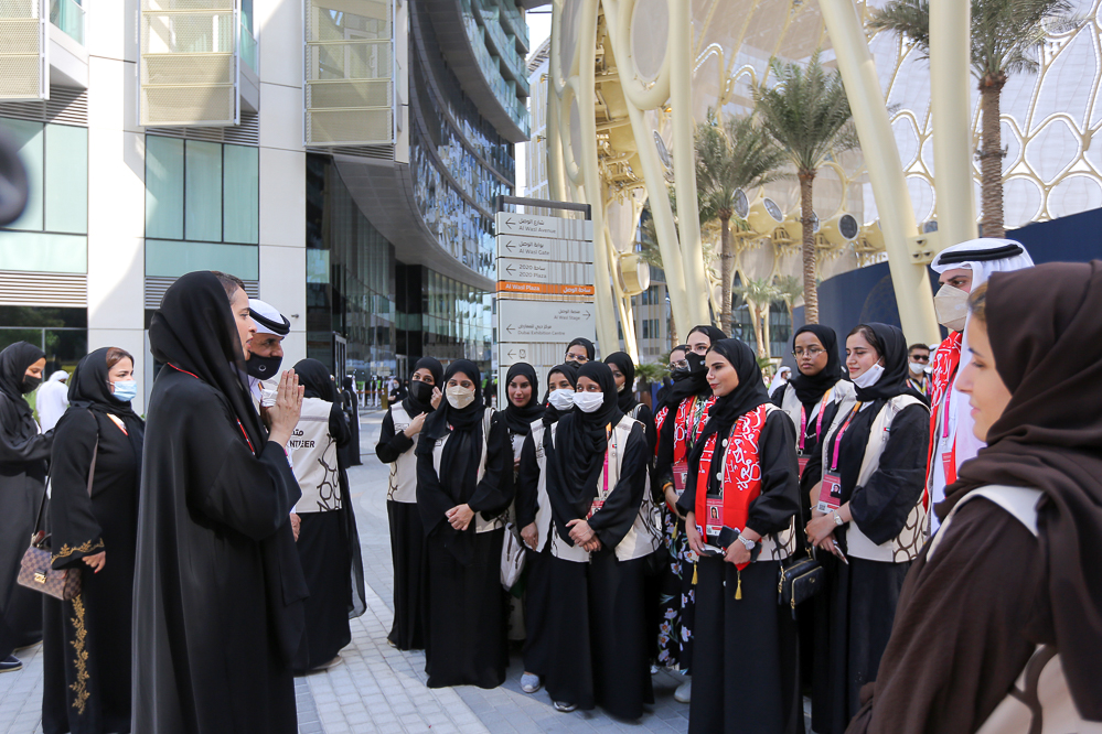 متطوعو الهيئة في إكسبو