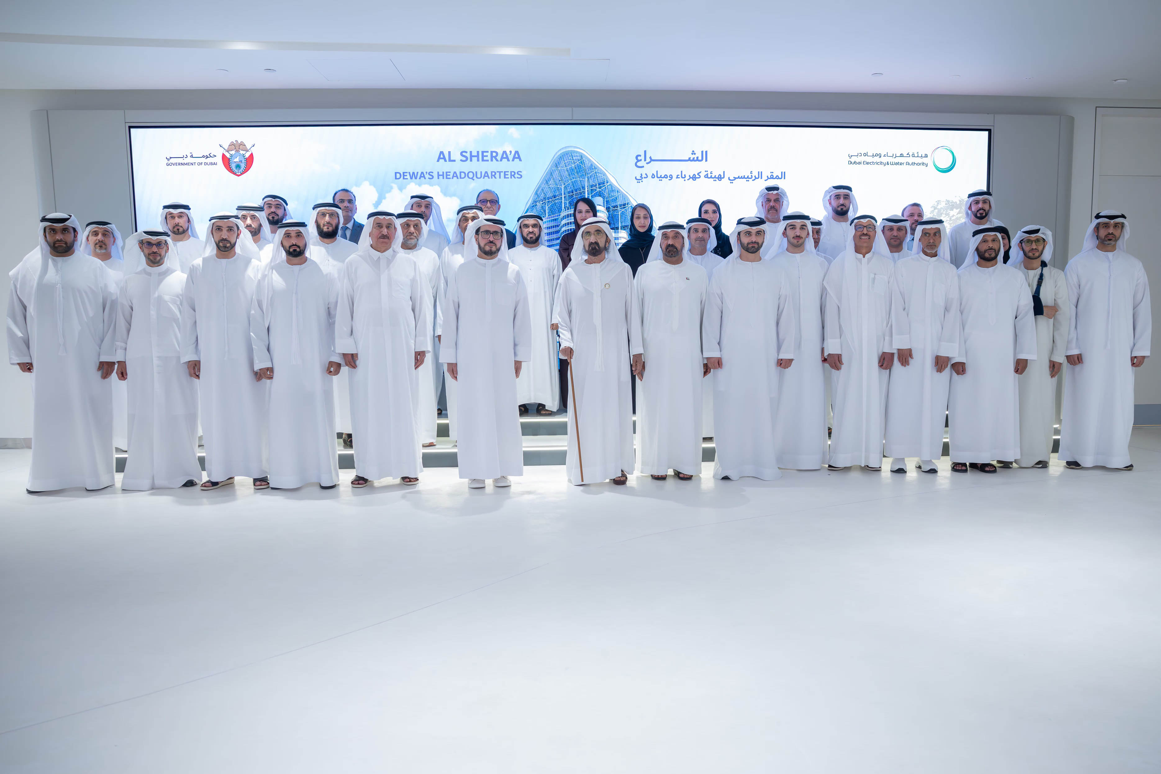 Mohammed bin Rashid inaugurates ‘Al Shera’a,’ the world’s tallest, largest and smartest net-positive government building