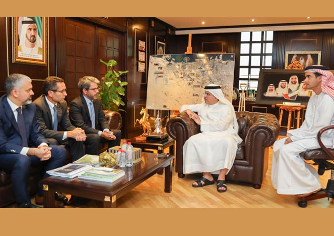 DEWA strengthens ties with French company Suez