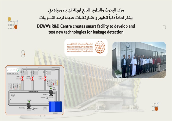 DEWA’s R&D Centre creates smart facility to develop and test new technologies for leakage detection