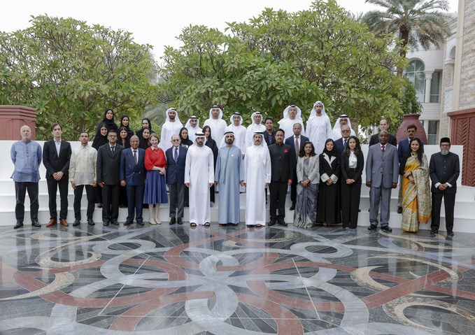 Mohammed bin Rashid receives winners of the 3rd Mohammed bin Rashid Al Maktoum Global Water Awards