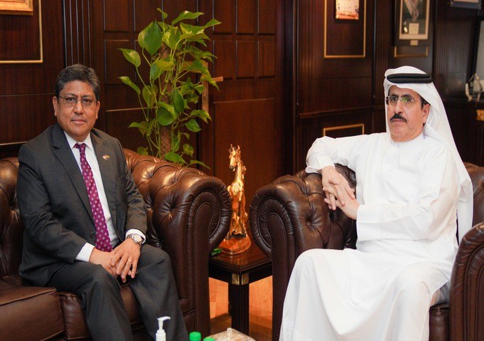 HE Saeed Mohammed Al Tayer discusses strengthening cooperation with the Consul General of Singapore to Dubai