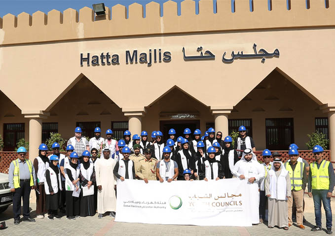 Dubai Youth Council and DEWA launch volunteering initiative to clean solar panels on rooftops in Hatta