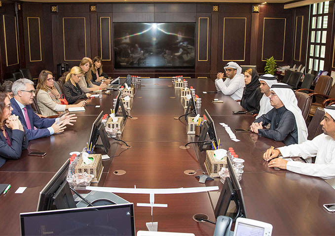 سعيد محمد الطاير  يعزز التعاون مع السفير الإيطالي لدى دولة الإمارات العربية المتحدة 