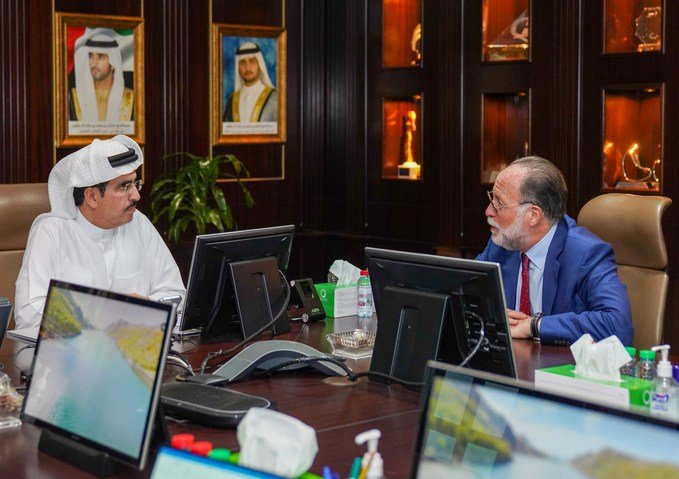 HE Saeed Al Tayer receives Harvard’s Growth Lab Director and Professor of International Political Economy at Harvard Kennedy School