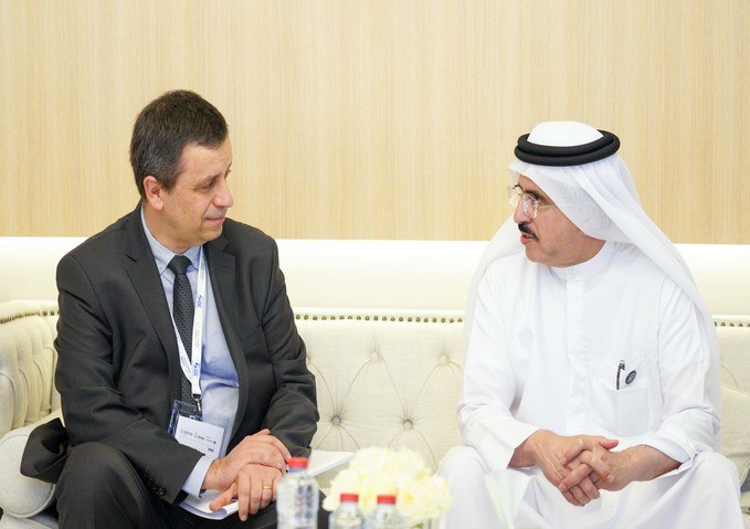 HE Saeed Mohammed Al Tayer receives two high-level delegations from Électricité de France and National Institute of Hydraulic Resources of Cuba