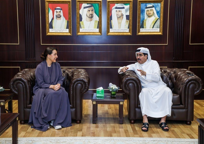 HE Saeed Mohammed Al Tayer discusses collaboration with HE Mariam Almheiri and HE Hesham Al Qassim to support the Food Tech Valley project