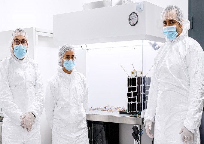 Delegation from DEWA visits NanoAvionics in Lithuania to conduct technical tests for DEWA SAT-2, which will be launched later this year