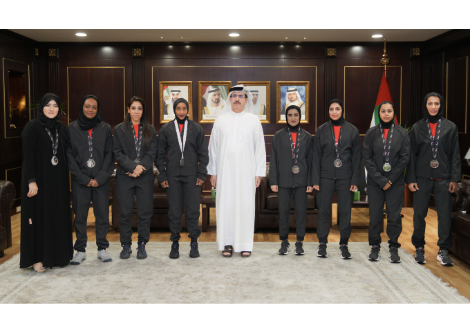 DEWA celebrates its women sports team for their distinguished performance in the Gov Games 2024