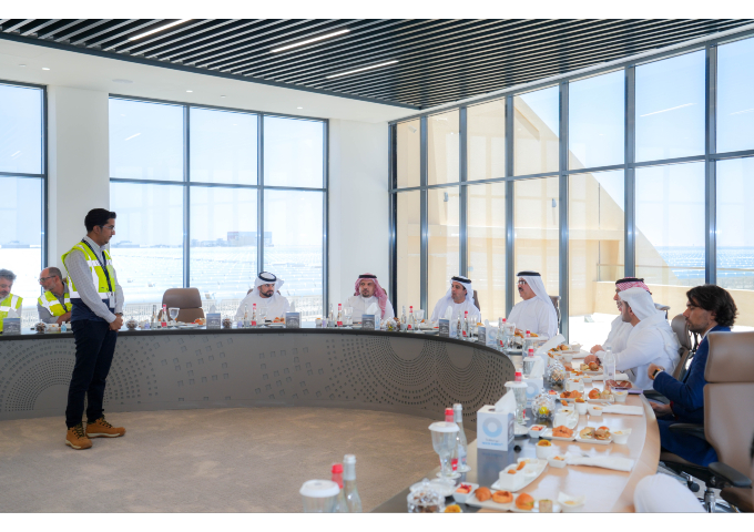 HE Saeed Mohammed Al Tayer reviews progress at the 950MW 4th phase of the Mohammed bin Rashid Al Maktoum Solar Park