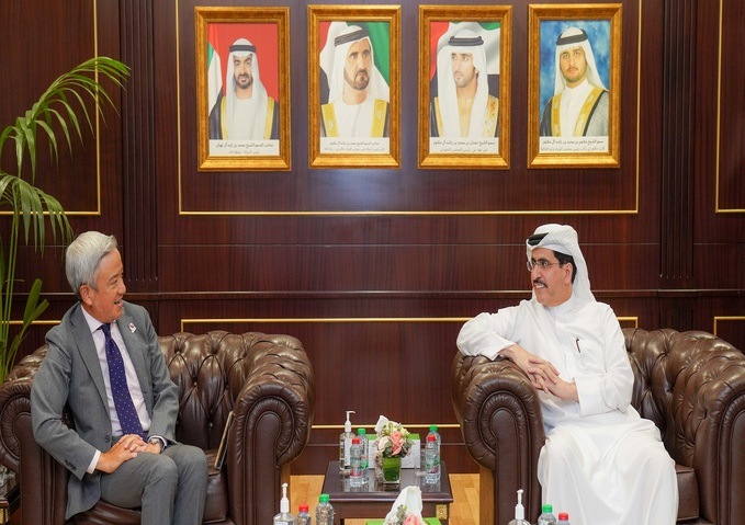 HE Saeed Mohammed Al Tayer receives Japan’s Consul General