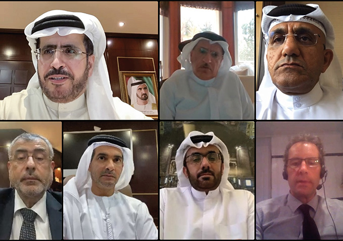 سعيد محمد الطاير يترأس اجتماع لجنة دبي للطاقة النوويّة عبر تقنية الاتصال المرئي