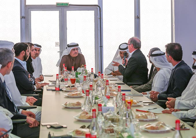 HE Saeed Mohammed Al Tayer heads SDME’s steering committee meeting at MBR Solar Park