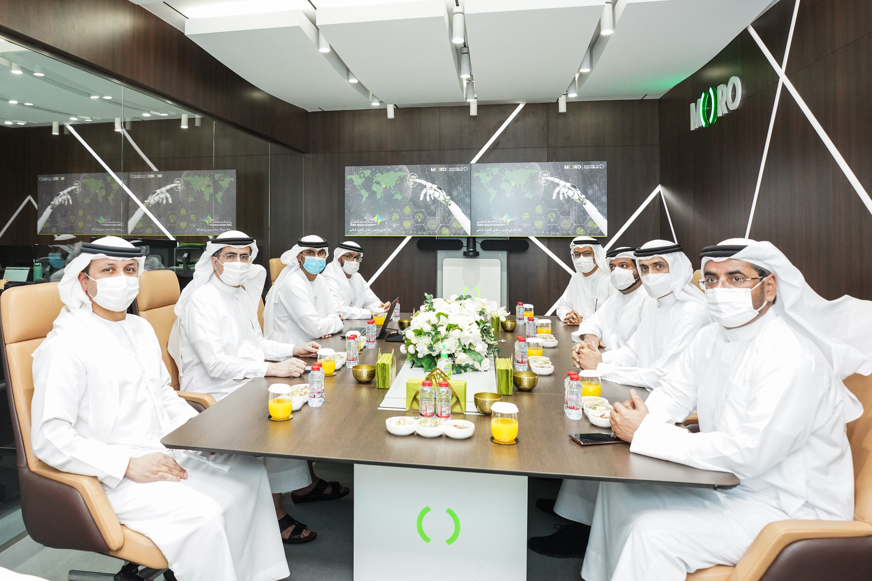 Moro Hub receives a delegation from Dubai Health Authority (DHA) 