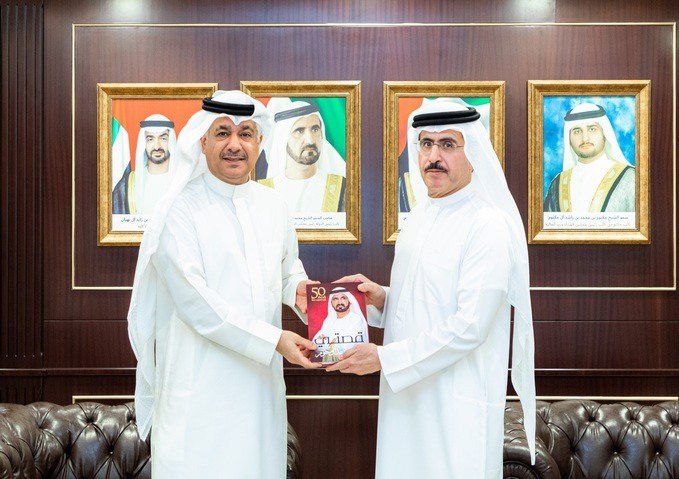 معالي سعيد محمد الطاير يستقبل رئيس هيئة الكهرباء والماء في مملكة البحرين