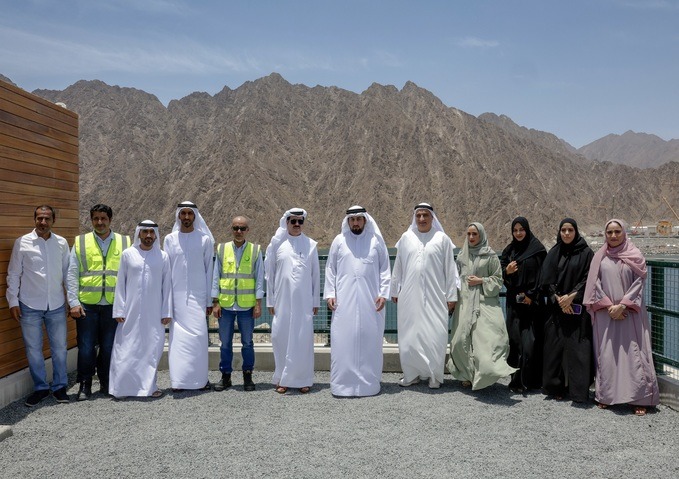 Ahmed bin Mohammed reviews progress of Hatta Master Development Plan projects