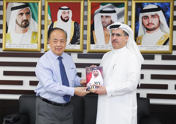 MD & CEO of DEWA receives  Minister of Energy, Manpower, and Industry of Brunei Darussalam