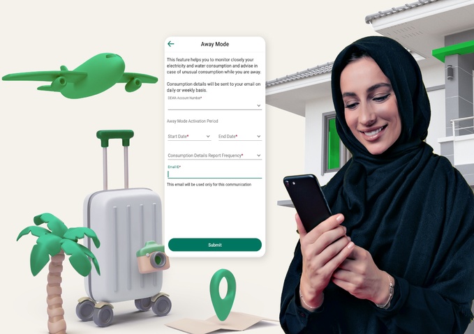 DEWA urges customers to follow consumption efficiency and safety measures before travelling