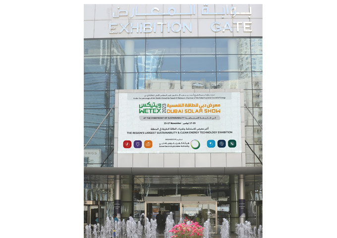 الدورة الخامسة والعشرون من "ويتيكس" ودبي للطاقة الشمسية تستقطب رعاية 76 مؤسسة وشركة محلية وعالمية