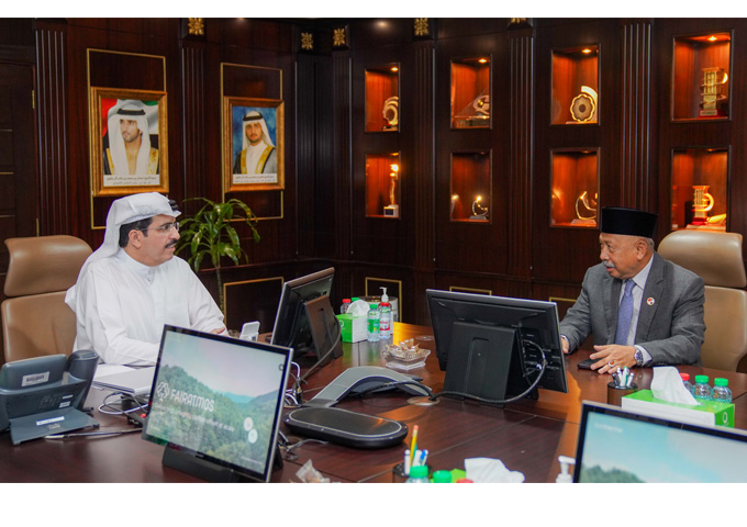 HE Saeed Al Tayer discusses strategic cooperation in clean and renewable energy with Indonesia’s Ambassador to the UAE