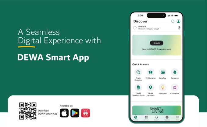 DEWA launches updated version of smart app to shape a new era of digital experience