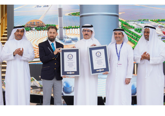 DEWA’s Mohammed bin Rashid Al Maktoum Solar Park achieves two new records