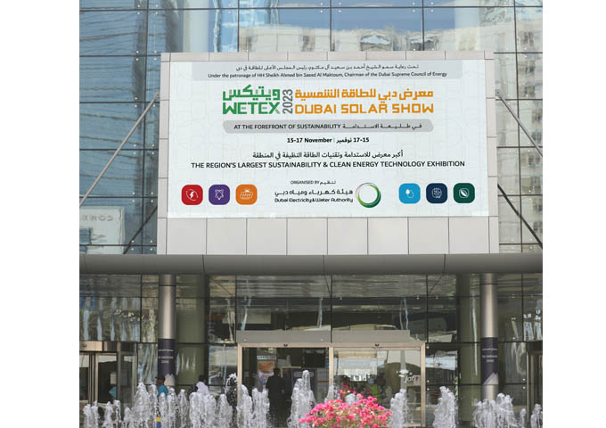 WETEX & DSS 2023 kicks off tomorrow with 2575 companies from 62 countries, and a focus on sustainability
